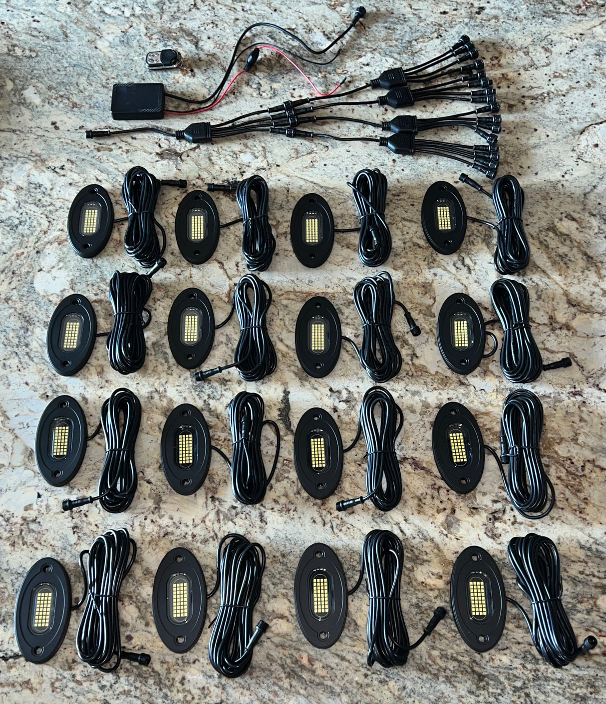 PURE WHITE (36 LED) ROCKLIGHT PLUG & PLAY KIT