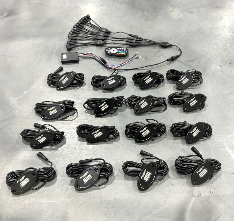 RGB + PURE WHITE (24 LED) ROCKLIGHT PLUG & PLAY KIT