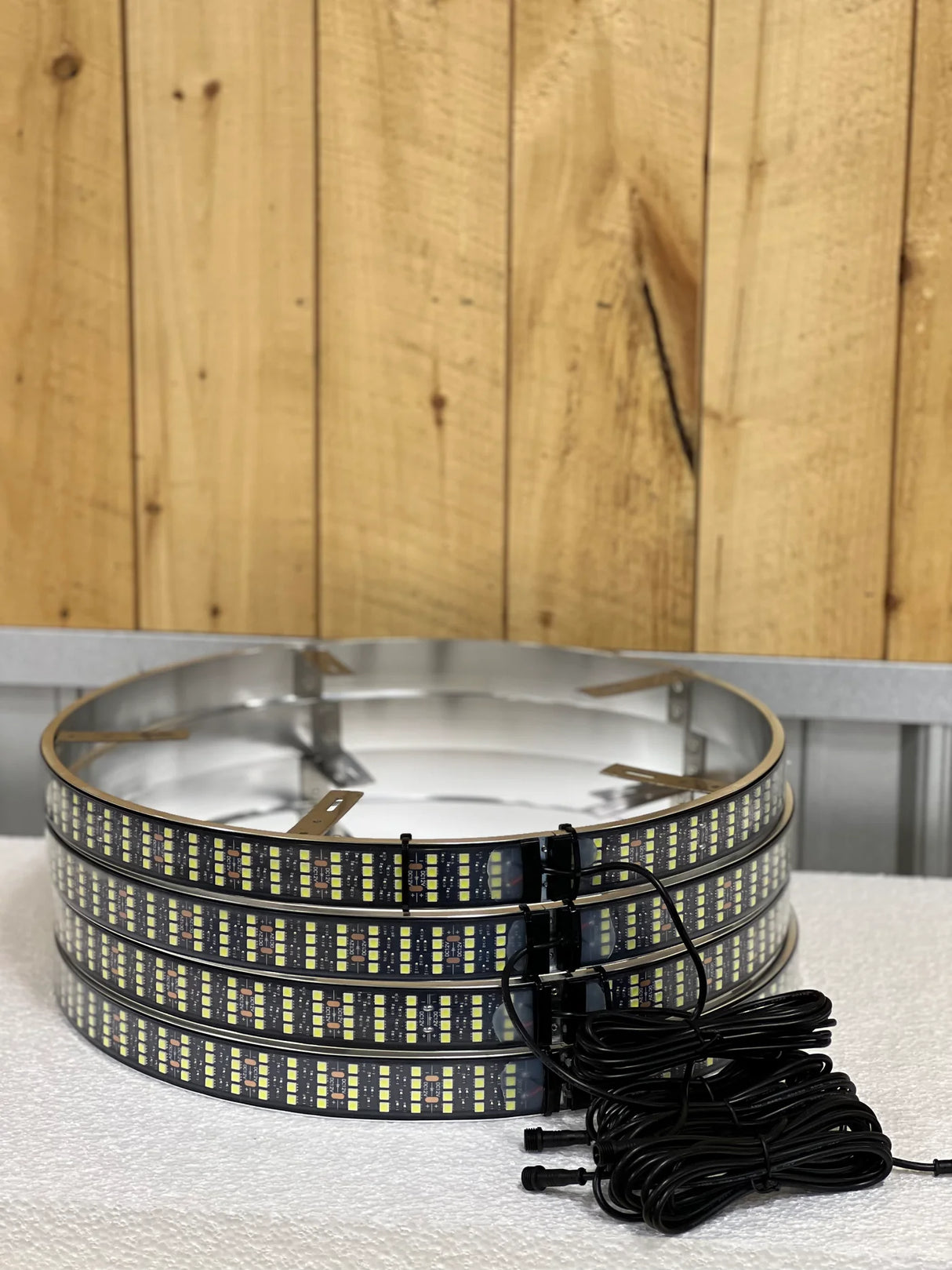 Quad Row High Intensity Pure White Wheel Lights