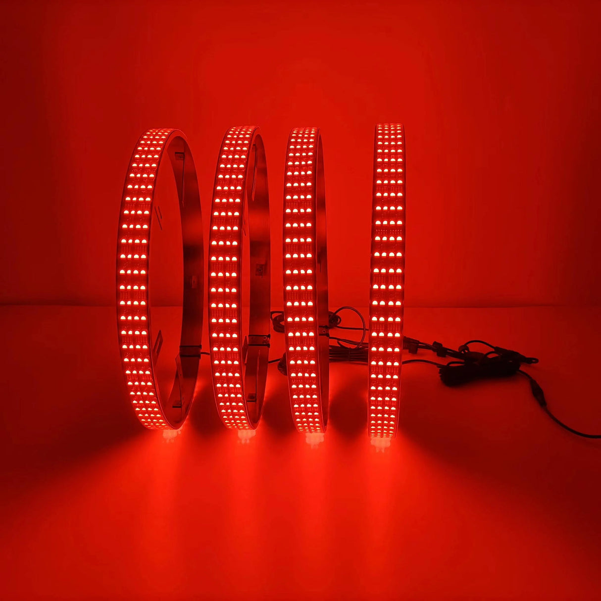 Quad Row High Intensity RGBW Chasing Wheel Lights