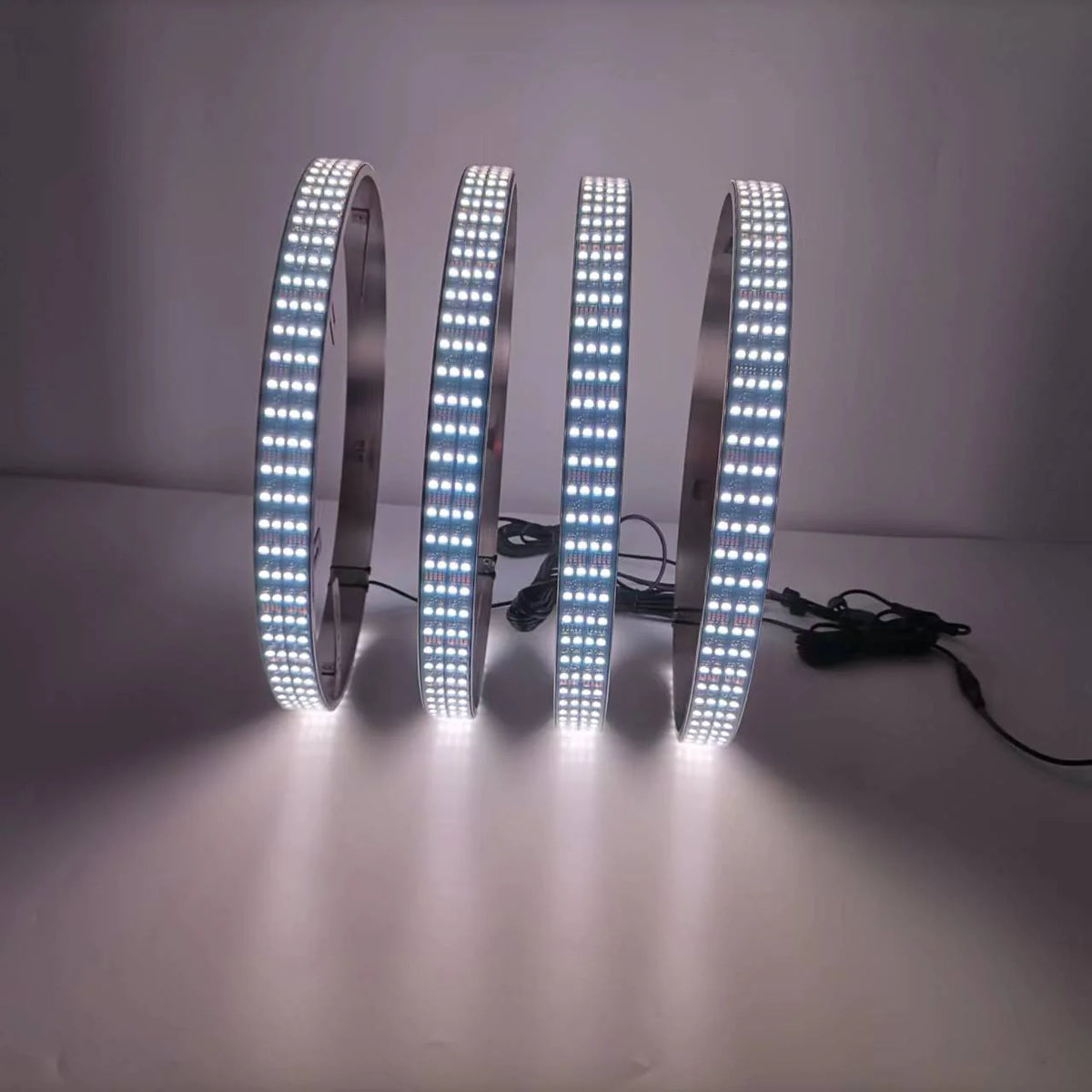 Quad Row High Intensity RGBW Chasing Wheel Lights