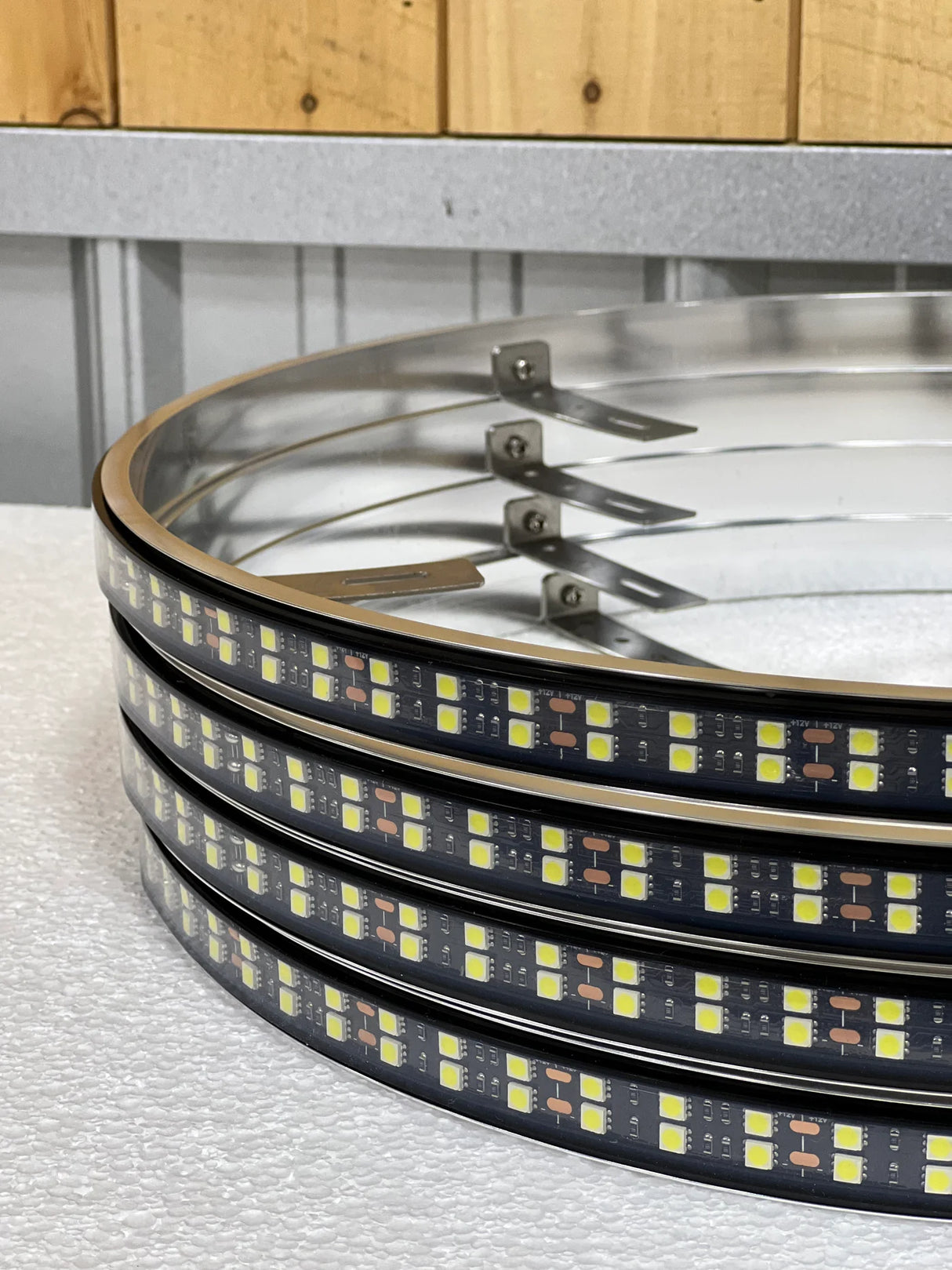 Double Row High Intensity Pure White Wheel Lights