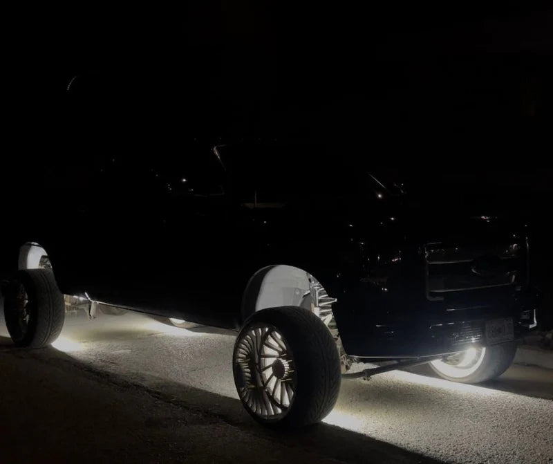 Double Row High Intensity Pure White Wheel Lights