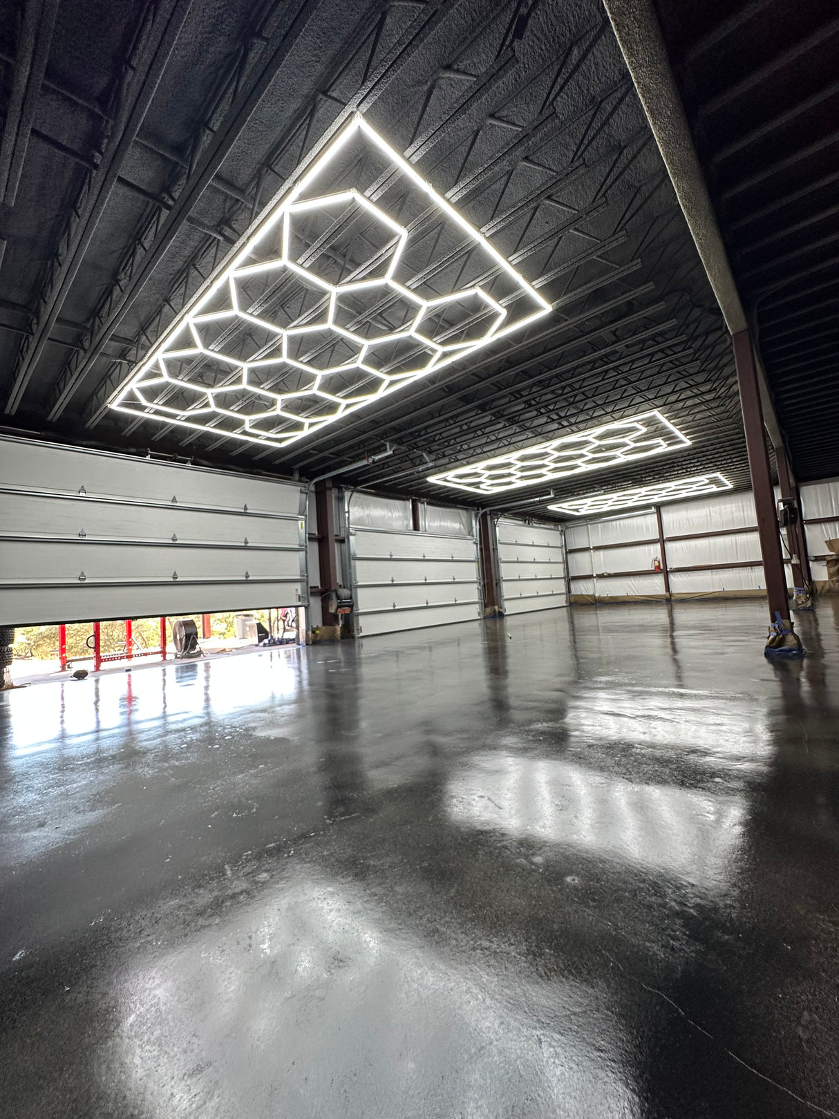 Led Hexagon Garage Lighting Kit