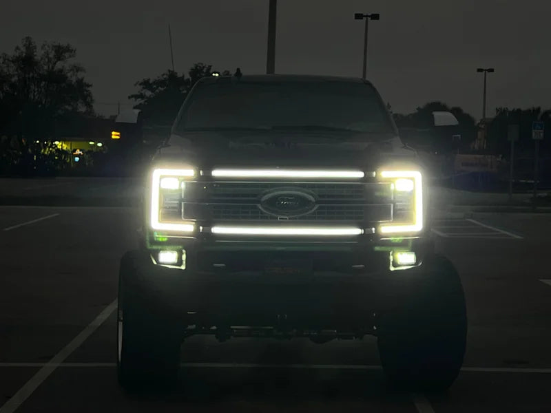 2017-2019 FORD SUPERDUTY FULL LENGTH GRILLE LIGHT BARS