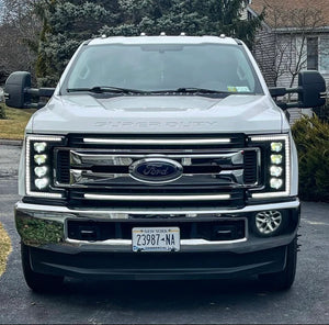 2017-2019 FORD SUPERDUTY FULL LENGTH GRILLE LIGHT BARS