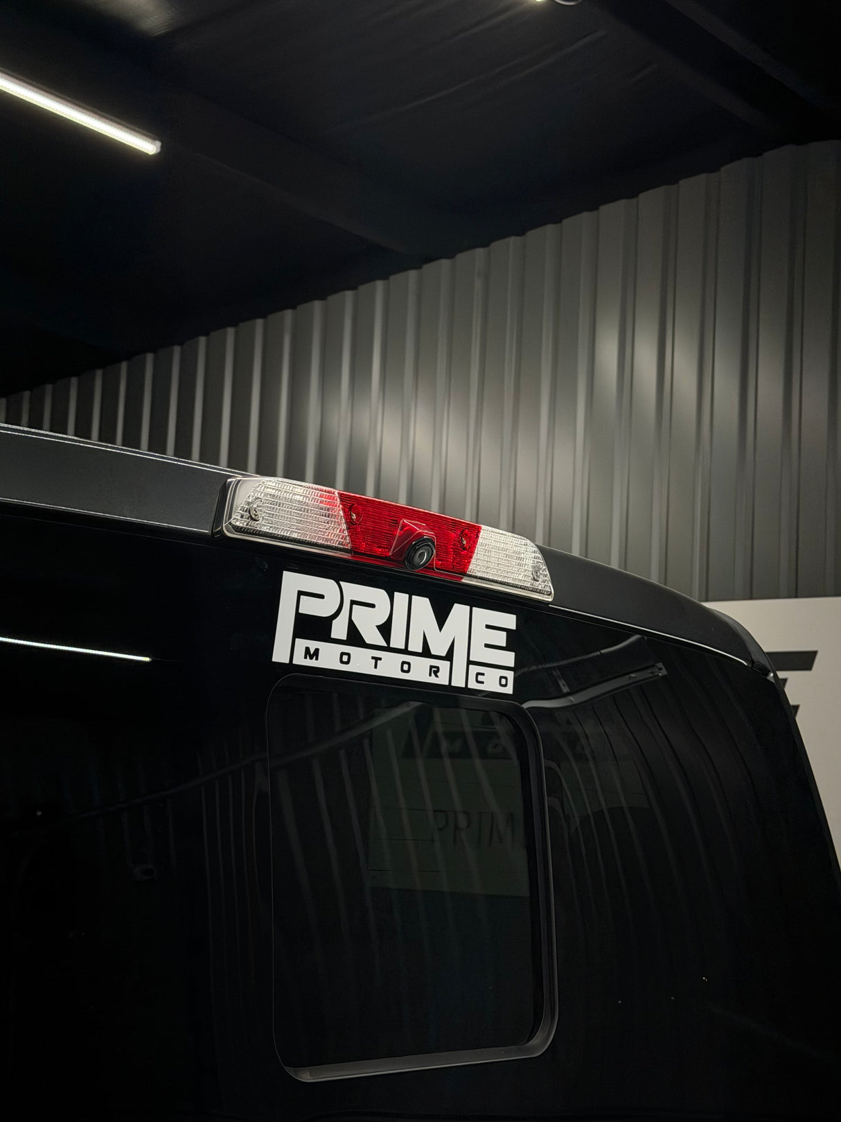 13” Gloss White Decal - Prime Motor Co