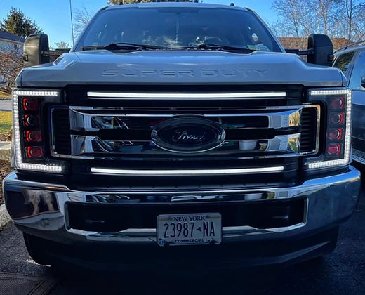 2017-2019 FORD SUPERDUTY FULL LENGTH GRILLE LIGHT BARS