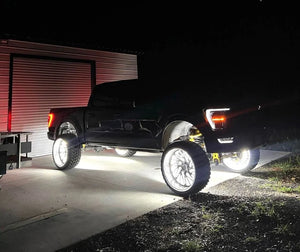 Quad Row High Intensity Pure White Wheel Lights