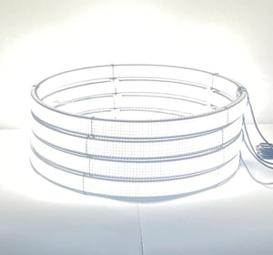 10 Row High Intensity Pure White Wheel Lights