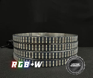 Quad Row High Intensity RGBW Chasing Wheel Lights
