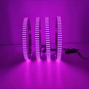 Quad Row High Intensity RGBW Chasing Wheel Lights