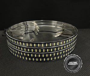 Double Row High Intensity Pure White Wheel Lights